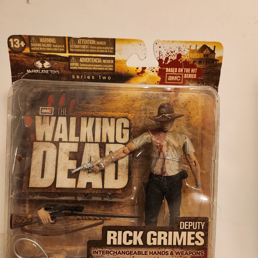 🗡🧟‍♂️The Walking Dead Series 2 Deputy Rick Grimes Action Figure - NIB